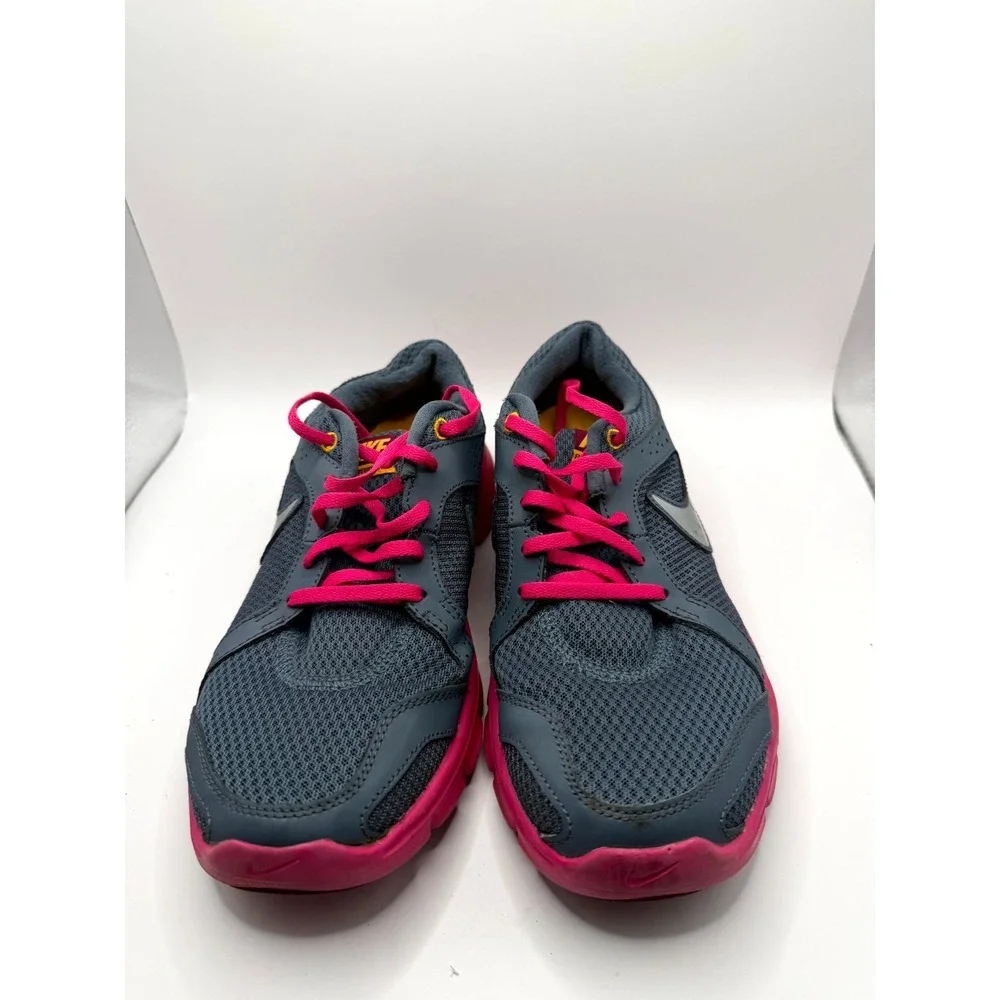 Nike Flex Experience‎ RN 2 599548-402 Womens 7.5 Sneaker Gray Pink Running Shoes
